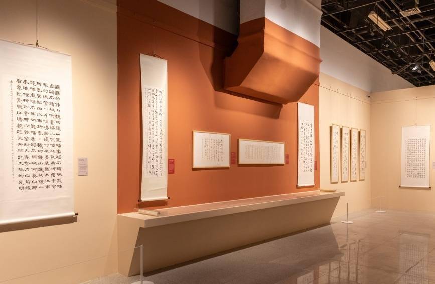 百余件作品彰显家国情怀 “寻根”书法艺术展亮相山西博物院 